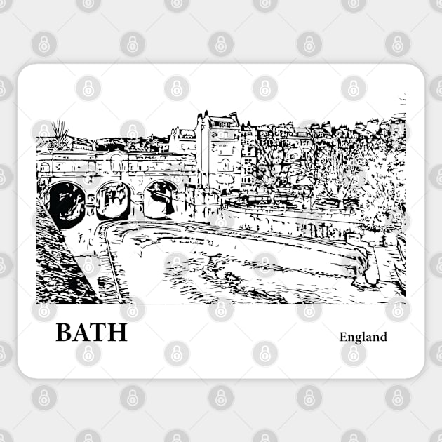 Bath English Sticker by Lakeric